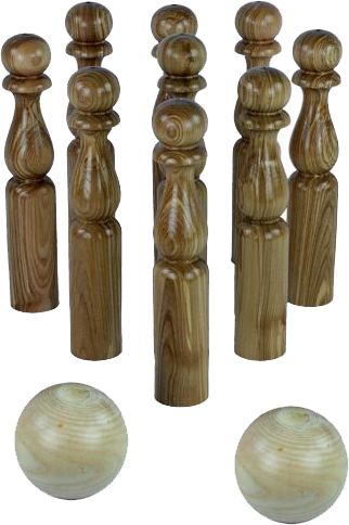 Jeu de quilles en bois